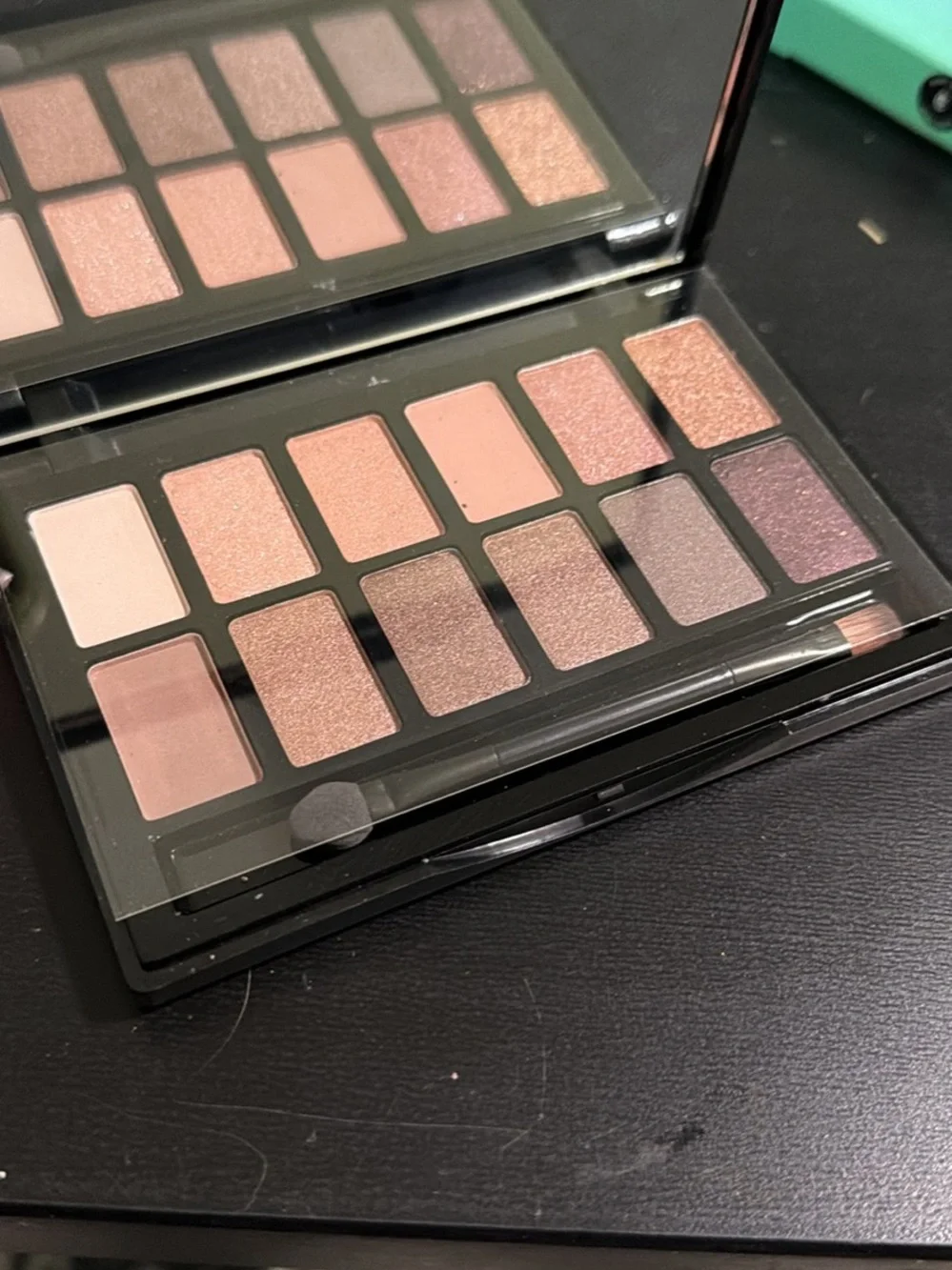 BECAUSE Makeup Set. Eye pallets and  Lipsticks